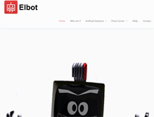 Tablet Screenshot of elbot.com